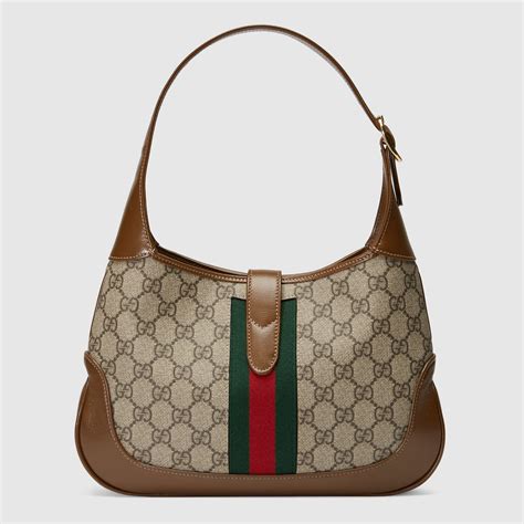 gucci piccola tessuto|Borsa hobo Jackie 1961 misura piccola in tessuto GG .